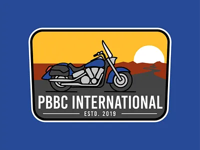 Motorcycle Patch illustraion logo motorbike motorcycle motorcycles patch sticker