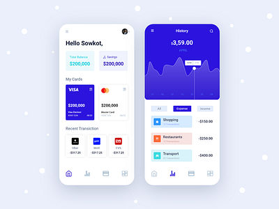 Budget Manager App app bank banking budget design finance ios mobile money money app ui uidesign wallet wallet app