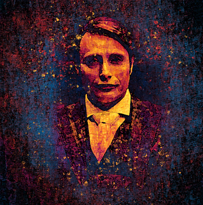 Hannibal adobe photoshop cc artwork colours graphicdesign love manipulation