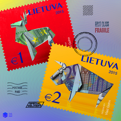 Postmark LIETUVA insta design graphics graphicsdesign postmark print айдентика банкнота графика графическийдизайн дизайн дизайнполиграфии дизайнстудия евро идеи марки оригами полиграфия почта почтовыемарки принт