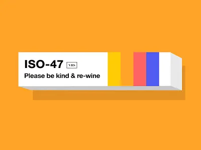 Please be kind & re-wine funny illustration vhs wine