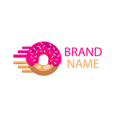 Donuts Express app art branding colourful design donuts food icon illustration illustrator logo typography web website