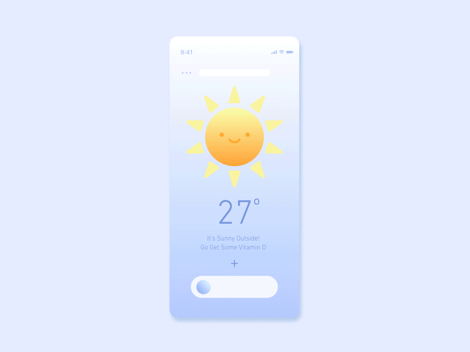 Weather button button animation button design concept gif mobile motion design motiongraphics ui ui ux ux weather weather app