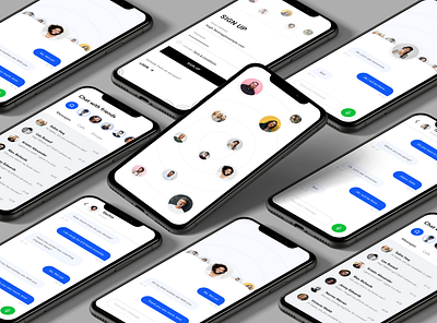 Message App UI Design Concept app design concept design design message message app minimal minimalist mobile ui ui ui design uidesign ux white