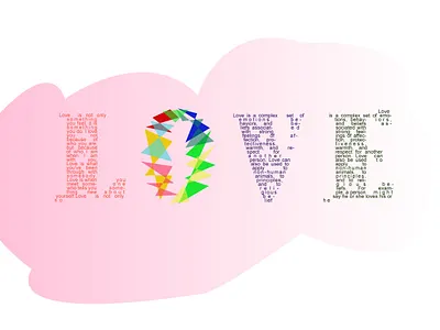 Topography love design illustration typography ui