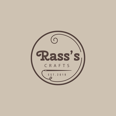 Logo design for Rass's Crafts brand identity branding design graphic artist graphic design illustration illustrator logo typography vector