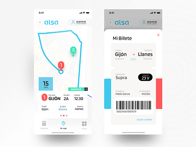 ALSA APP app design figma interface spain ui ux