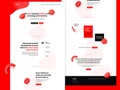 Redesign creative agency agency creative creative design design layout redesign shapes space ux web web design webdesign