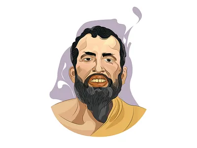 Portrait 3 | Sri Ramakrishna Paramahamsa | Spirituality adobe adobe illustrator illustration vector vector art
