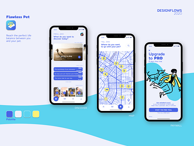 Ui Design - Flawless Pet android app apple application challenge google ios mobile mobile app design mobile ui pet ui ui design uidesign uiux