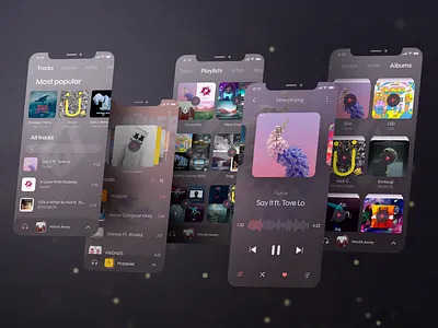 Audio player | UI UX Design, App, Mobile app apple audio player design figma illustration logo mobile sketch ui ux vector web