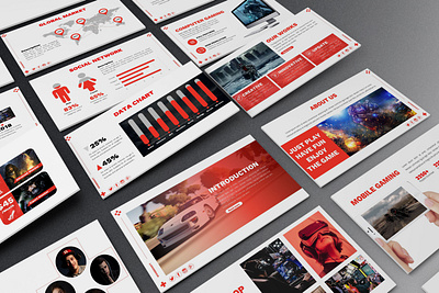 Wondersoft - Gaming Powerpoint Template business presentation clean finance investor lookbook pitchdeck powerpoint template presentation simple slides