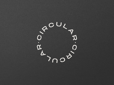 Circular Wordmark Challenge @andrepicarra branding challenge circle circular design identity logo logotype wordmark