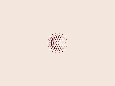 Communion Circle Logo brand branding circle clean dots icon identity illusion letter logo mark negative space round symbol
