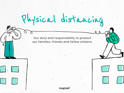 rawpixel & H+K COVID-19 Study : Physical Distancing awareness british coronavirus covid covid 19 covid 19 covid19 digital art freebie graphic design illustration physical distancing social distancing vector