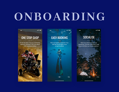 On boarding - Adventure Travel App adventure appdesign design ios design iosapp mobile app design onboarding travel app ui ux ui desgin uiuxdesign ux uxdesign