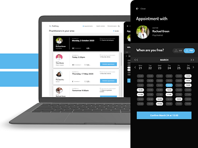 Medical appointment module appointment appointment booking booking calendar design ui ux
