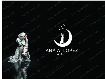 Modern logo design beautifu logo design black design flat logo minimal minimalist design minimalist logo moonlight music music art night song ui ux vector white