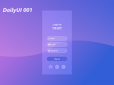 "Sign up" DailyUI 001 app design dailyui design dribbbler iphonex signup ui