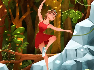 Illustration: The Gift 2 adobe illustrator adobe photoshop art background design character design digital art digital painting illustration illustrator wacom intuos