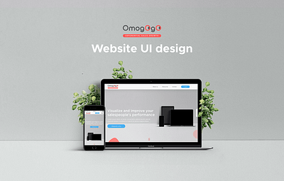 Webste UI design (Omogogo, Id) design minimal ui ux web website