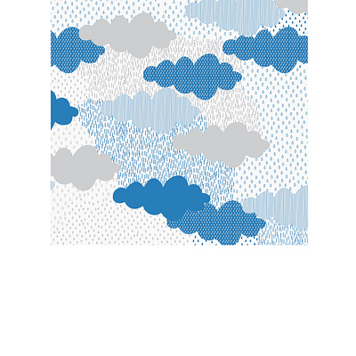 Rain N Cloud artwork cloud creative design dewdrops drawing illustration rain rain drop vector