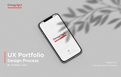 UXfolio (Omogogo, Indonesia) app branding design illustration portfolio typography ui ux vector