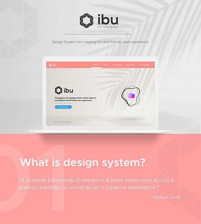 Design System (ibu) (UX) (UI) app branding design design system minimal portfolio ui ux