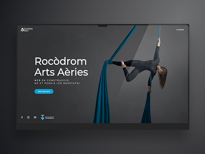 Aerial arts Website Under Construction aerial arts design graphicdesign hoop labor labor day silks sport ui uidesign user userexperience userinterface ux uxdesign web web design webdesign website