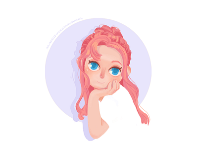 Girl article beautiful girl branding bright colorful design girl illustration image personnal
