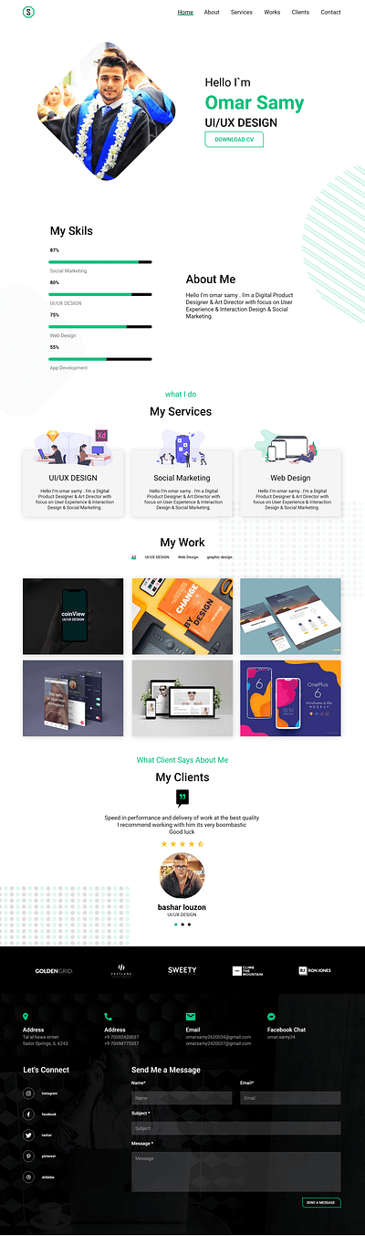 portfolio design icon logo ui uiux ux vector web website xd design