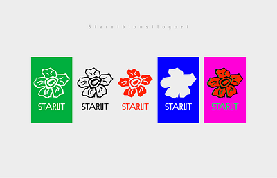 STARUT Logo process iterations logo logo design process