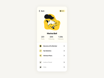 006 Profile dailyui profile ui uidesign