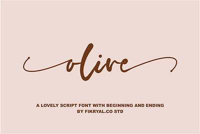 olive advertisements branding design font invitation label logo magazine photography script lettering tittle