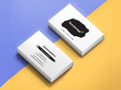 Brush design inspired - Business card design branding branding agency branding design business card business card design visiting card visiting card design