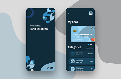 Banking App app appdesign bank app dailyui dailyuichallenge design ecommerce figma finance app ui uichallenge uiux userexperiencedesign userinterface ux web