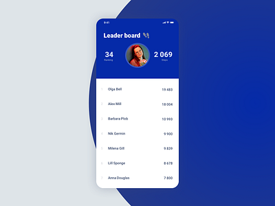 019 Leader board 2020 dailyui ui uidesign visualdesign