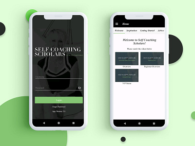 Self Coaching Scholars - AddWeb Portfolio mobile app mobile app design mobile app development