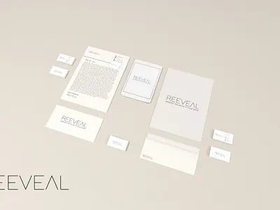 Reeveal Branding Design brand design brand identity branding flat graphic design logo logodesign minimal typography