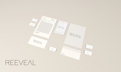 Reeveal Branding Design brand design brand identity branding flat graphic design logo logodesign minimal typography