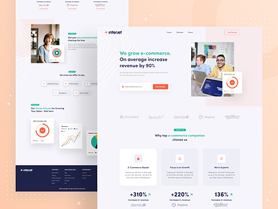 Marketing Agency Website Homepage Design 2020 trends agency landing page agency website clean design homepagedesign landing page landing page design landingpage marketing agency marketing design marketing site marketing website ui uiux user experience user interface web design website website concept