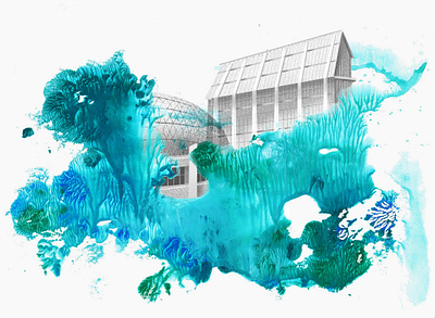 Urban architecture architecture building illustration digital illustration editorial illustration illustration monoprint procreate urban illustration