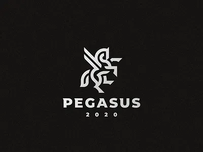 Pegasus horse logo pegasus