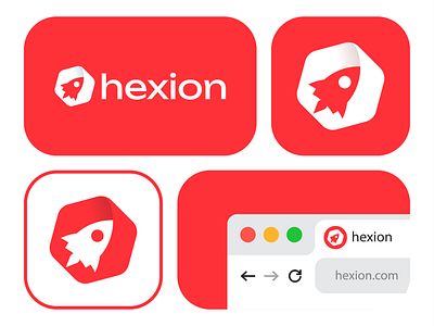 Logo Design, for Hexion | SaaS, Startup, Branding app logo brand branding design gradient logo icon identity logo logo design logotype modern logo saas saas logo software logo startup logo tech company tech logo technology logo