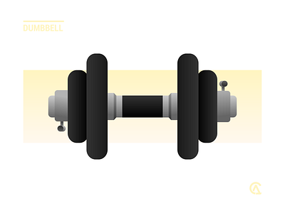 Dumbbell Vector adobe illustrator design flat design flat illustration icon illustration vector