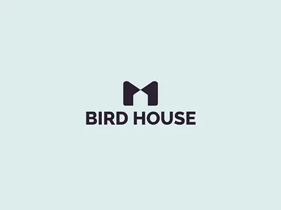 Logo design – Bird House bird house birdhouse creative geometric logo house logo logo minimalist minimalist logo