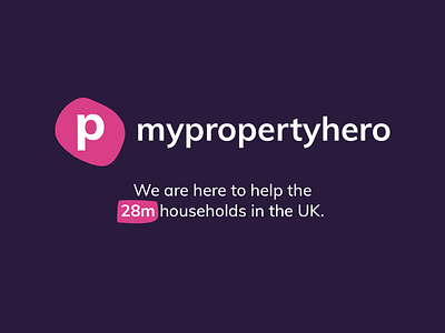 My Property Hero clean design logo logodesign minimalist property property management