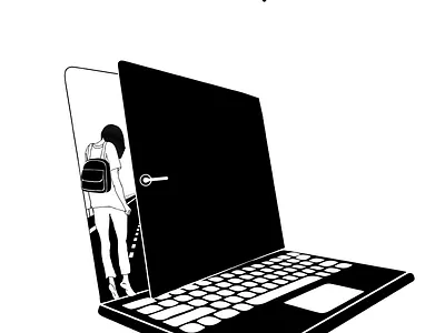 FOMO - Fear of meeting out art blackandwhite blackandwhiteillustration computer concept concept design conceptart corona coronavirus design girl girlart graphic illustration illustration art illustrations illustrator vector