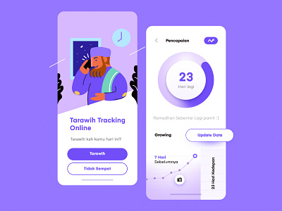 Tracking App iOS app app design clean illustration inspiration mobile ui uiux ux vector
