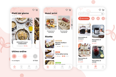 Food app delivery app app concept app design app ui dailyui design ecommerce app food food app food delivery app recipes ui ui deisgn ui desgin vector